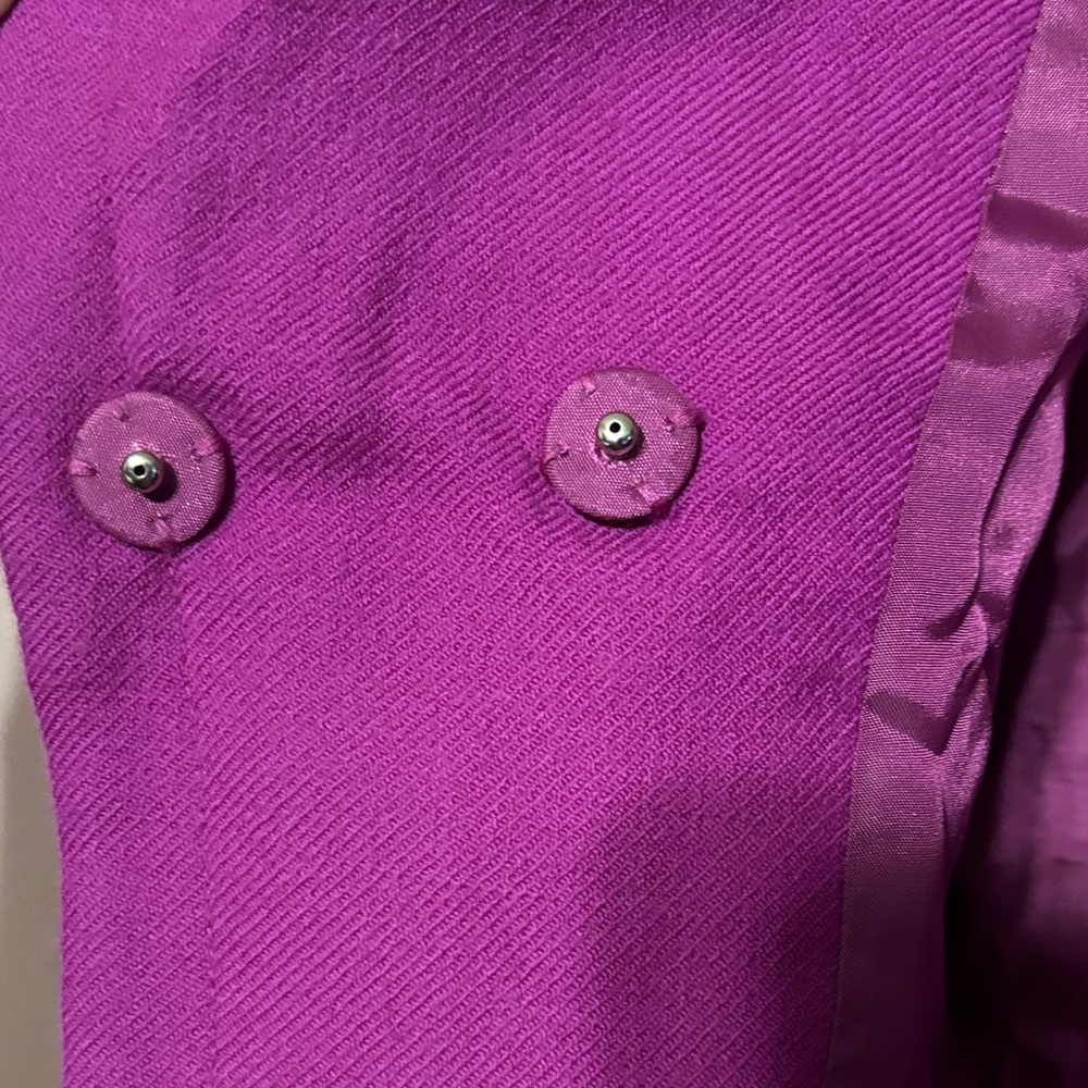 Flawed-Carlisle Women's Bold Fuchsia Blazer - Picture 6 of 10